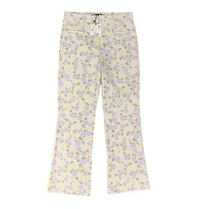 NEW Zara light purple floral pants